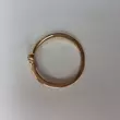 Arany eljegyzési gyűrű