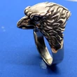 Sas fejet mintázó antikolt férfi ezüst gyűrű