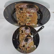 Klimt tortatál lapáttal, 6 darab desszerttányérral