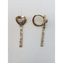 Lógós, szíves fülbevaló