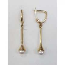 Lógós, gyöngyös fülbevaló