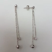 Fehérarany, lógós fülbevaló