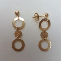 Arany, lógós fülbevaló