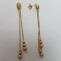 Arany, lógós fülbevaló