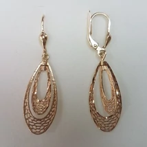 Arany, lógós fülbevaló