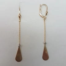 Arany, lógós fülbevaló