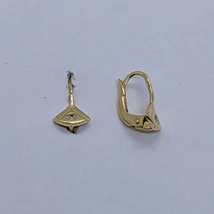 Fehér köves arany fülbevaló