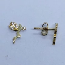 Tündéres cirkon köves arany fülbevaló