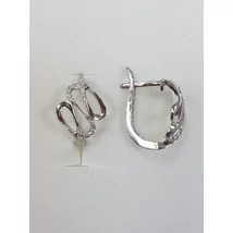 Fehér arany gyémánt fülbevaló