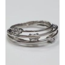 Fehér arany gyűrű