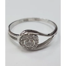 Fehér arany gyűrű