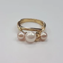 Gyöngyös arany gyűrű