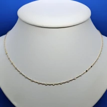 Magas fényű szépen csiszolt mintás arany lánc