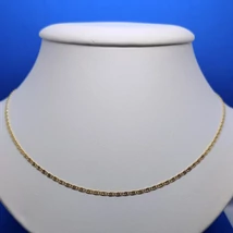 Csiga alakú szemekből készített S-pancer fantázia nevű tartós arany lánc