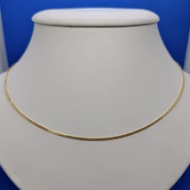 Dupla fonatú csiszolt barbara fantázia nevű kellemes viseletű arany lánc