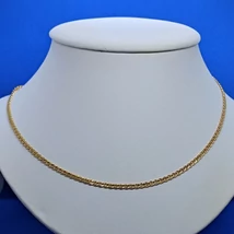 Klasszikus egymásra szőtt szemekből készült Mona Lisa fantázia nevű arany lánc