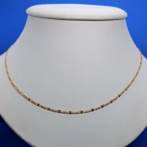 3+1 hosszú szemmel készült, csiszolt, és magas fényű figaró fantázia nevű arany lánc