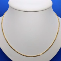 Hengeres kocka arany lánc