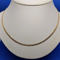 Magas fényű csiszolt, lapos pancel arany lánc