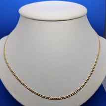 Klasszikus lapos szemekből szőtt pancel arany lánc