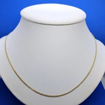 Klasszikus lapos szemekből szőtt pancel arany lánc