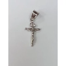 Fehér arany kereszt medál