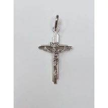Fehér arany kereszt medál