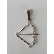 Fehér arany nyilas medál