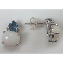 Opál, topáz fülbevaló