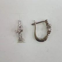 Pillagós ezüst fülbevaló