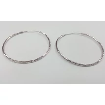 Ezüst karika fülbevaló