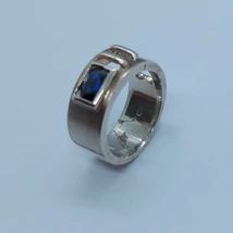 Zafír köves ezüst gyűrű