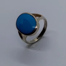 Türkiz köves ezüst gyűrű