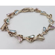 Markazit, gyöngyház karlánc