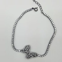 Pillangós ezüst karlánc