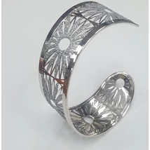 Virágmintás ezüst reif