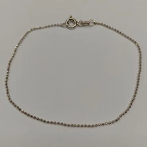 Golyós ezüst karlánc