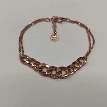 Rozé ezüst karlánc