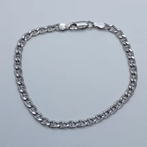 Gucci fazonú ezüst karlánc