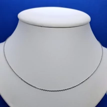 Magas fényű anker ezüst lánc