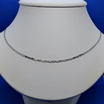 Lapos csiszolt, gucci ezüst lánc