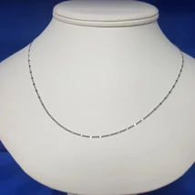 Ezüst Pancer mintás lánc