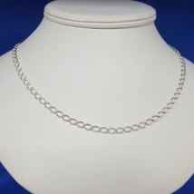 Nagy szemű pancer ezüst lánc