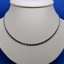 Görög mintához hasonló szemekből készült s-pancer ezüst lánc