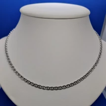 Laza szövésű gucci férfi ezüst lánc