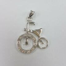 Biciklis ezüst medál