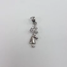 Ember figurás ezüst medál