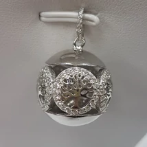 Életfás, angyalhívó medál (csörgő)