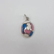 Zománc ezüst medál