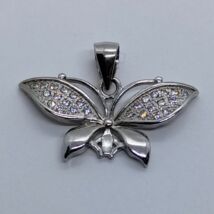Pillangós ezüst medál